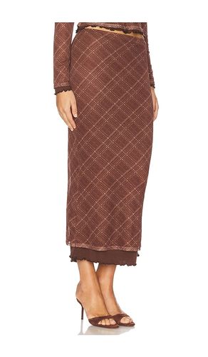 JUPE MIDI À CARREAUX RICHARD en . Taille L. Also en - Line & Dot - Modalova