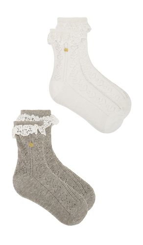 CHAUSSETTES SET OF 2 HEATHER en - Lele Sadoughi - Modalova