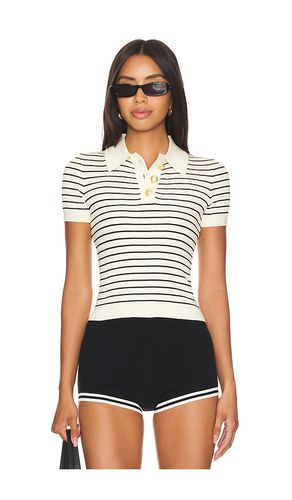 Camelia Stripe Short Sleeve Polo in . Size L, S, XL, XS - Lovers and Friends - Modalova