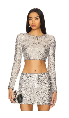 Crystal Sequin Cropped Top in . Size M, S, XS - Lovers and Friends - Modalova