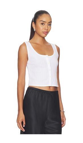 Pointelle Button Down Tank en . Taille M. Also en XL - LESET - Modalova