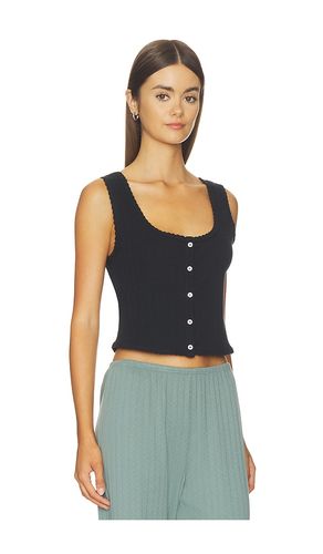 Pointelle Button Down Tank en . Taille S. Also en L, XL - LESET - Modalova