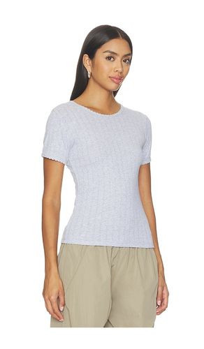 Pointelle Slim Fit Tee en . Taille XS. Also en S, M, L - LESET - Modalova