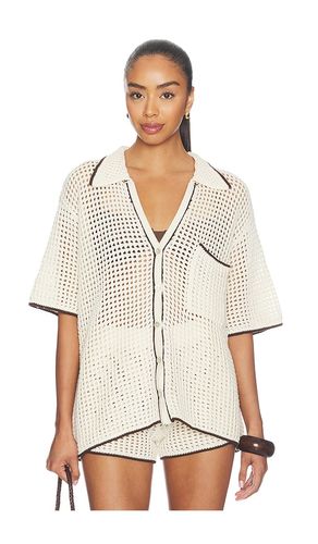CHEMISE BOUTONNÉE À MANCHES COURTES SALTY BLONDE en . Taille S. Also en - LSPACE - Modalova