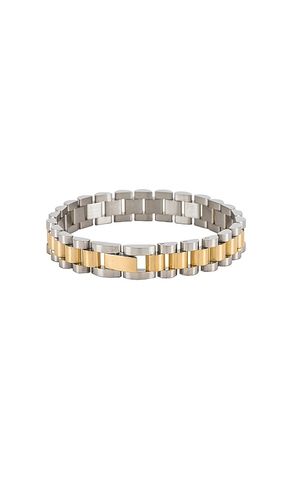 BRACELET TWO-TONED TIMEPIECE en - Luv AJ - Modalova