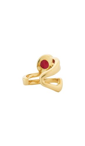 BIJOU D'OREILLES AMBER HONEY RESIN en - Luv AJ - Modalova