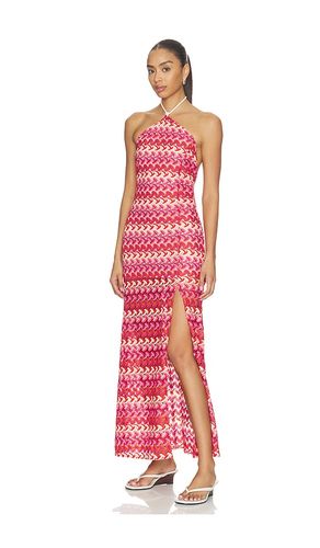 ROBE LONGUE DOS NAGEUR WINE BLOOM HELSIE en ,. Taille L. Also en M, S - Maaji - Modalova