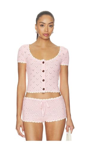 Bernadette Short Sleeve Top en . Taille XS. Also en S, M, L - MAJORELLE - Modalova