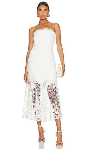 ROBE MI-LONGUE NURIEL INTERLOCKING GEO LACE in . Size 2, 4, 8 - MILLY - Modalova