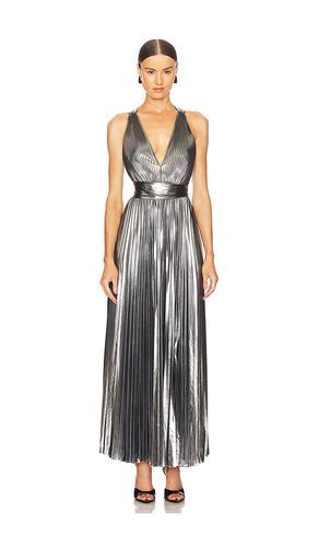 ROBE ORIA PLEATED LAME in . Size 10, 2, 4, 6, 8 - MILLY - Modalova