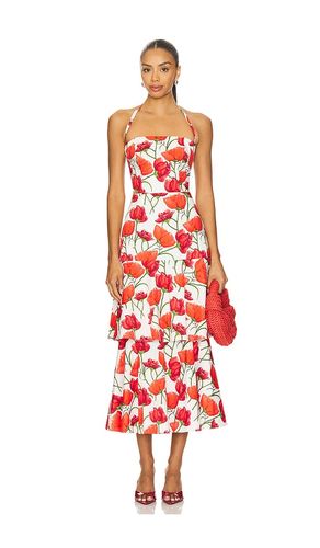ROBE MI-LONGUE RED PEONIA en . Taille 4. Also en 6 - MILLY - Modalova