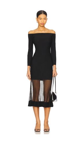 ROBE MIDI EN MAILLE TRANSPARENTE OTS en . Taille M. Also en P, S - MILLY - Modalova