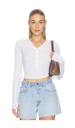 Fremont Deep V Snap Henley Top en . Taille S. Also en M, L - Michael Lauren - Modalova
