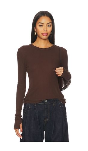 Axl Long Sleeve Crop Fitted Top en . Taille S. Also en XS - Michael Lauren - Modalova