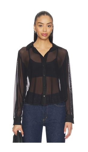 CHEMISE BOUTONNÉE À MANCHES LONGUES EN MESH ALAMEDA en . Taille S. Also en M - Michael Lauren - Modalova