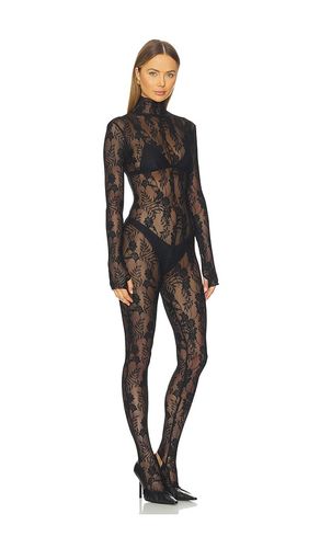 Long Sleeve Slim Fit Turtleneck Catsuit en . Taille S. Also en - Norma Kamali - Modalova