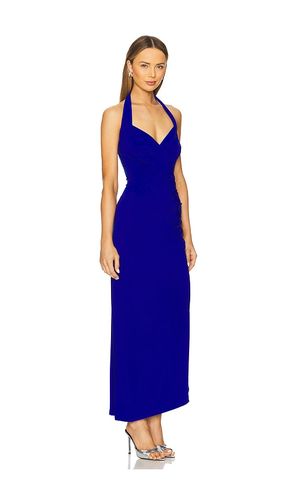 X REVOLVE Halter Sweetheart Side Drape Gown en . Taille S. Also en XS - Norma Kamali - Modalova