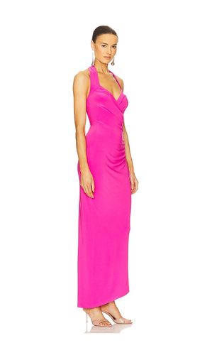 X REVOLVE Halter Sweetheart Side Drape Gown en . Taille S. Also en M - Norma Kamali - Modalova