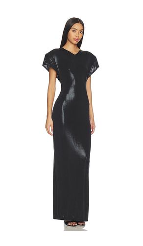 ROBE CAP SLEEVE SHOULDER PAD LONG en . Taille XXS. Also en XS, S, M - Norma Kamali - Modalova