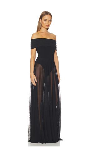 ROBE DE SOIRÉE SLEEVELESS COWL NECK COMBO FLARED en . Taille L. Also en M, S, XS - Norma Kamali - Modalova