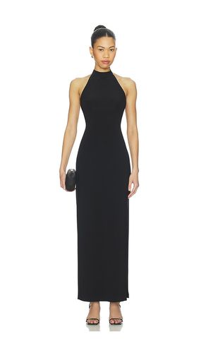 ROBE HALTER LONG WITH SIDE SLIT en . Taille XS. Also en S, M, L - Norma Kamali - Modalova