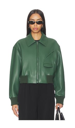 Mens Zip Front Classic Cropped Jacket en . Taille XS. Also en S, M, L - Norma Kamali - Modalova