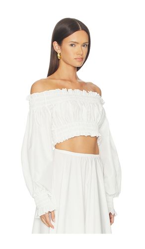 TOP CROPPED PAYSAN À MANCHES en . Taille L. Also en M, S, XS - Norma Kamali - Modalova