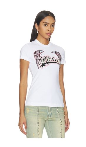 OFF- T-SHIRT SWAROVSKI DOUBLE EAGLE SLIM en & . Taille L. Also en M, S, XS - OFF-WHITE - Modalova