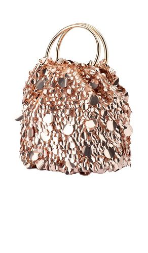 SAC À MAIN À POIGNÉE ORNÉE DE SEQUINS VERA en - olga berg - Modalova