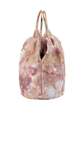 SAC À MAIN À POIGNÉE ORNÉE DE SEQUINS ALFIE FLORAL en - olga berg - Modalova