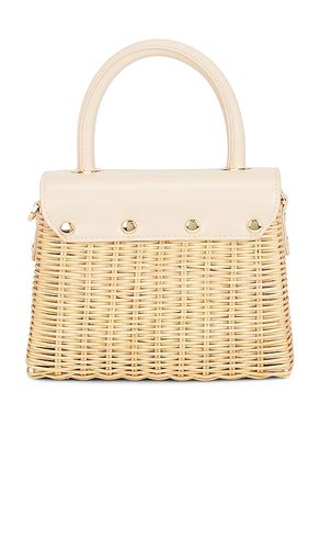 SAC À MAIN AVEC ANSE ELLE WICKER en - olga berg - Modalova
