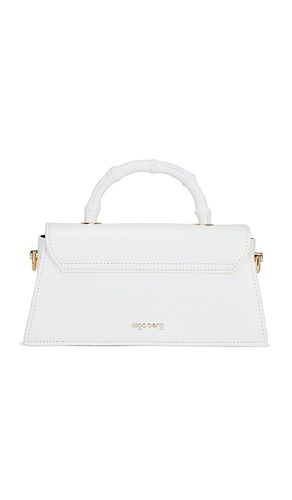 SAC À MAIN AVEC ANSE EN BAMBOU PHOEBE en - olga berg - Modalova