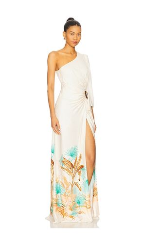 ROBE MAXI UNE ÉPAULE DÉNUDÉE BANANEIRA TROPICAL en . Taille 2. Also en - PatBO - Modalova