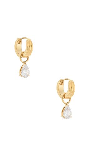BOUCLES D'OREILLES PENDENTIF TEARDROP en - petit moments - Modalova