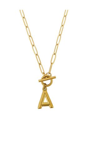 COLLIER PAPERCLIP INITIAL en . Taille I. Also en R, V - petit moments - Modalova
