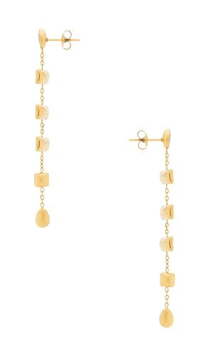 BOUCLES D'OREILLES PENDANTES BAGUETTE en - petit moments - Modalova