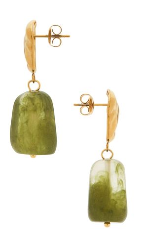 BOUCLES D'OREILLES PENDANTES JADE en - petit moments - Modalova