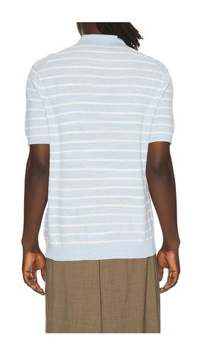 Cotton Blend Textured 3 Button Placket Short Sleeve Sweater en . Taille S. Also en L, XL/1X, XXL/2X - Polo Ralph Lauren - Modalova