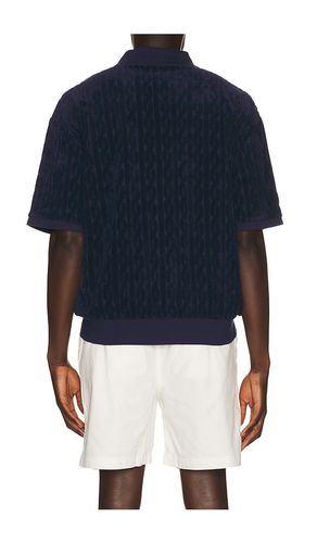 Short Sleeve Cable Terry Johnny Collar Polo en . Taille S. Also en M, L, XL/1X, XXL/2X - Polo Ralph Lauren - Modalova