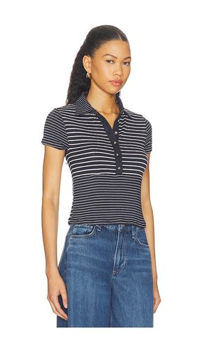The Knit Button Stripe Polo Tee en . Taille XXS. Also en S, M, L - Rag & Bone - Modalova