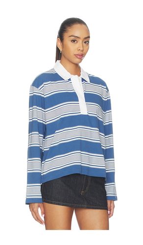 Kelly Stripe Polo Long Sleeve en . Taille L. Also en M, S, XS - Rag & Bone - Modalova