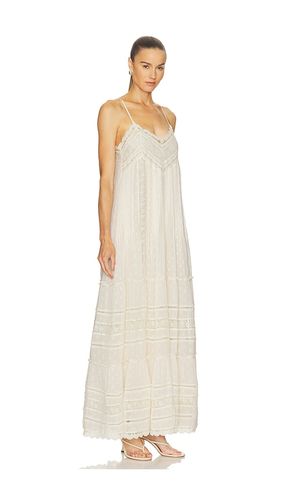 ROBE LONGUE EN DENTELLE LACE MAXI DRESS en . Taille S. Also en M, L, XXL - ROCOCO SAND - Modalova