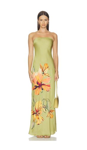 ROBE MAXI STRAPLESS MAXI DRESS WITH FRINGE en . Taille S. Also en XL, XXL - ROCOCO SAND - Modalova