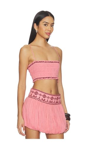 Smocking Bandeau Top en . Taille S. Also en M, L, XL, XXL - ROCOCO SAND - Modalova