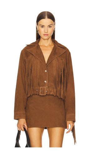 BLOUSON EN DAIM VONDA en . Taille L. Also en M, S, XS - retrofete - Modalova