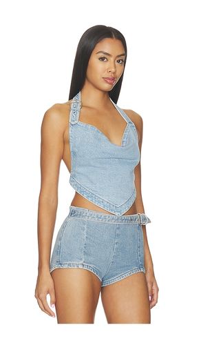 Amelisse Denim Top en . Taille XS. Also en S, M, L, XL - retrofete - Modalova