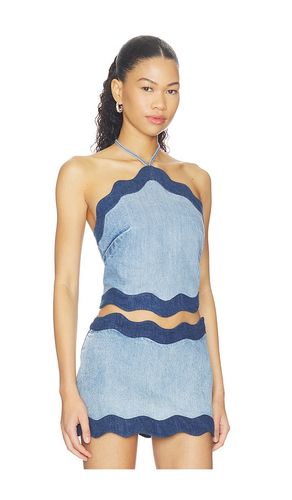 Iselda Denim Top en . Taille XS. Also en S, M, L, XL - retrofete - Modalova