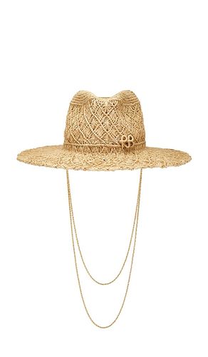 CHAPEAU FEDORA CUT OUT DOUBLE CHAIN STRAP FEDORA HAT en . Taille L. Also en - Ruslan Baginskiy - Modalova
