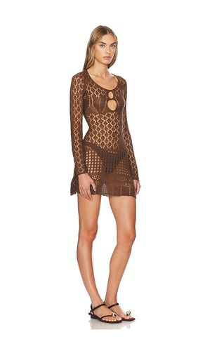 Long Sleeve Crochet Mini Dress en . Taille S. Also en M - SNDYS - Modalova