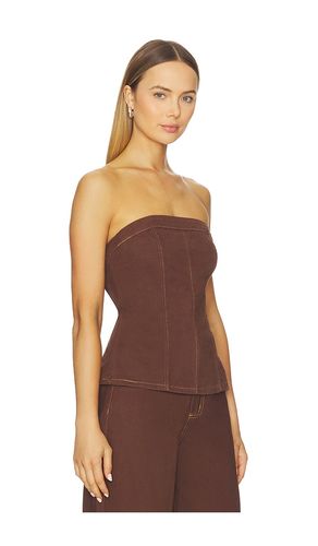 Lex Denim Corset Top en . Taille L. Also en S, XL, XS, XXL, XXS - SNDYS - Modalova